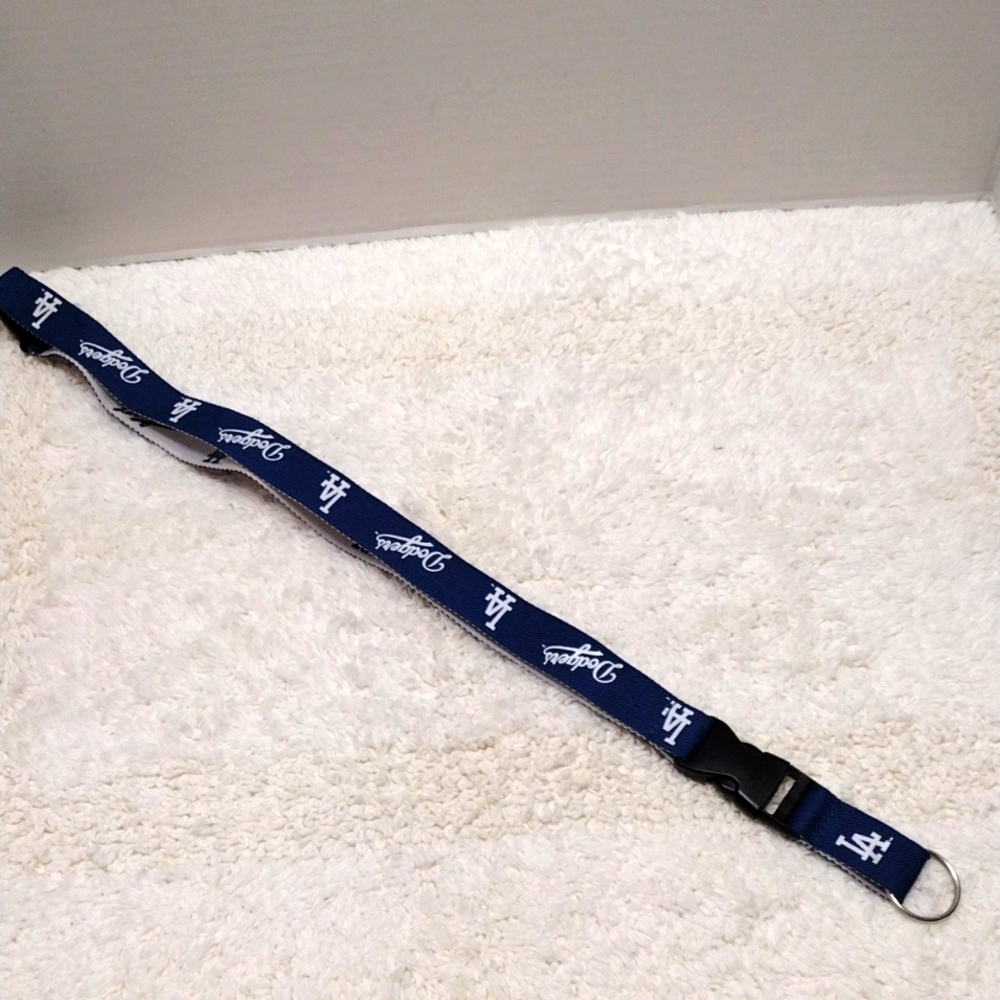 LA Dodgers Lanyard Blue Detachable #4